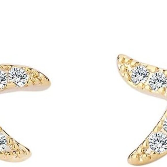 Starfish Stud Earrings for Women - CZ Paved Starfish Stud Earrings - Charm Starf - Picture 1 of 4